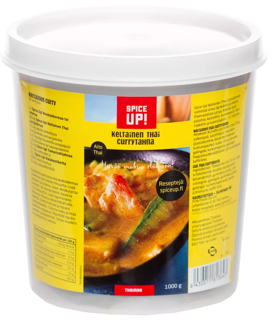 Spice Up! Keltainen thai currytahna 1000g