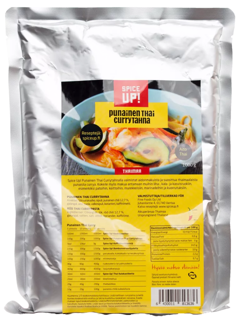 Spice Up! Punainen thai currytahna 1000g