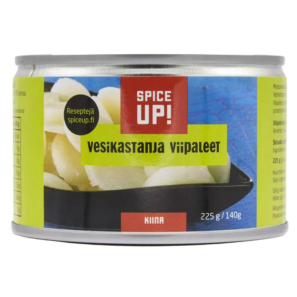 Spice Up! Vesikastanja viipaleet 225/140g