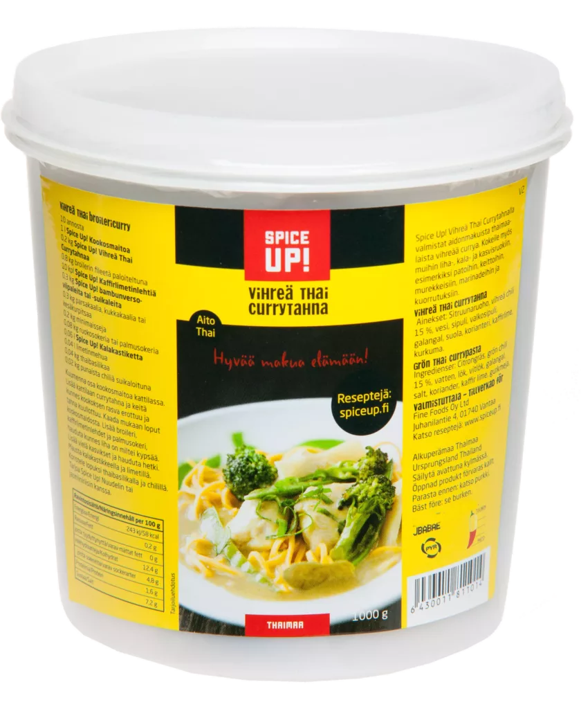 Spice Up! Vihreä thai currytahna 1000g