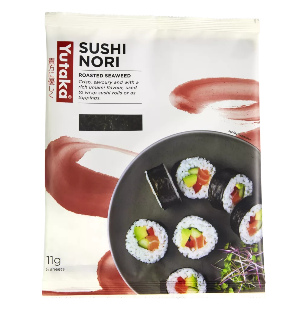 Yutaka Sushi Nori paahdettua merilevää 11g