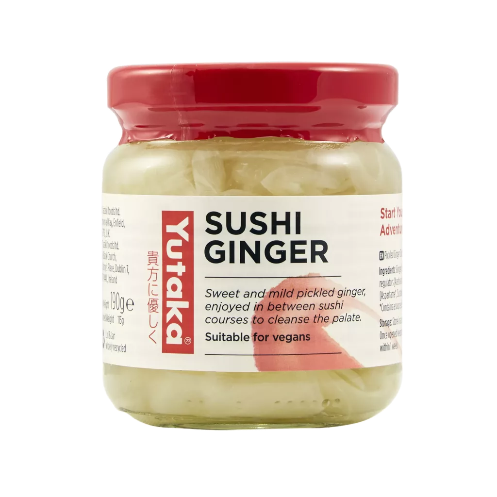 Yutaka Sushi ginger 190/115g