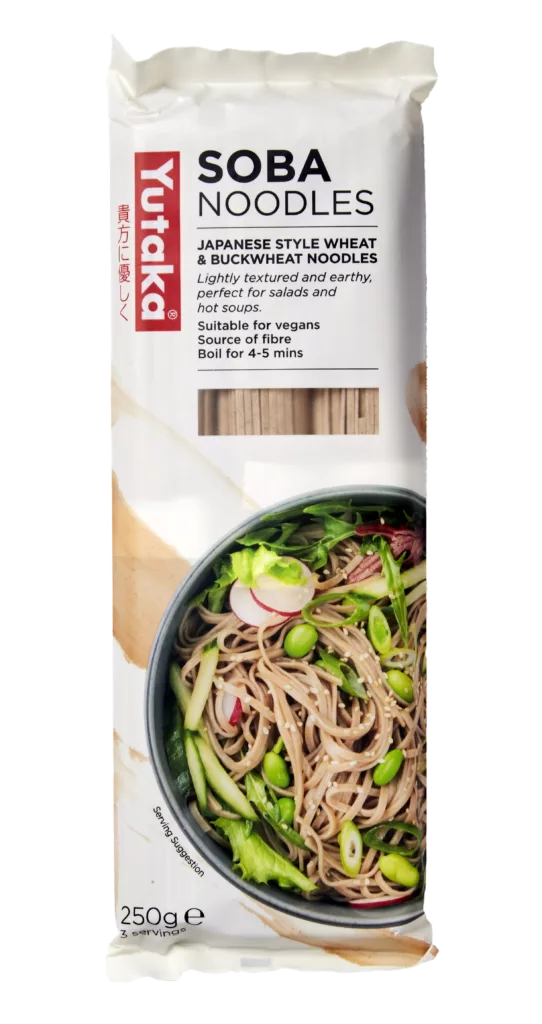 Yutaka Soba noodles - japanese style wheat & buckwheat noodles 250g