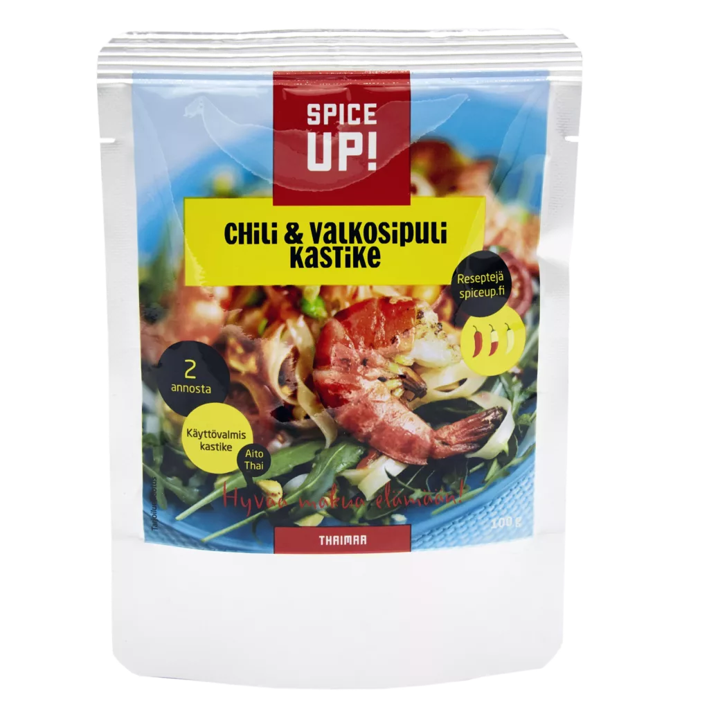 Spice Up! Chili & valkosipulikastike 100g