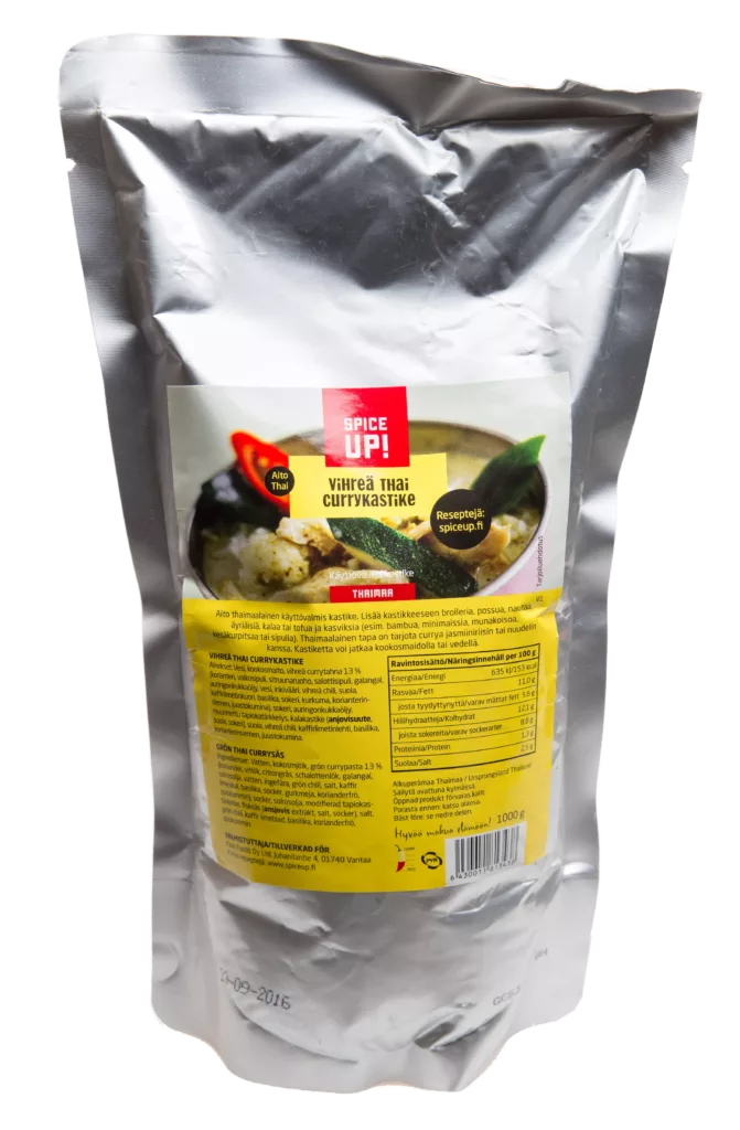 Spice Up! Vihreä thai currykastike 1kg