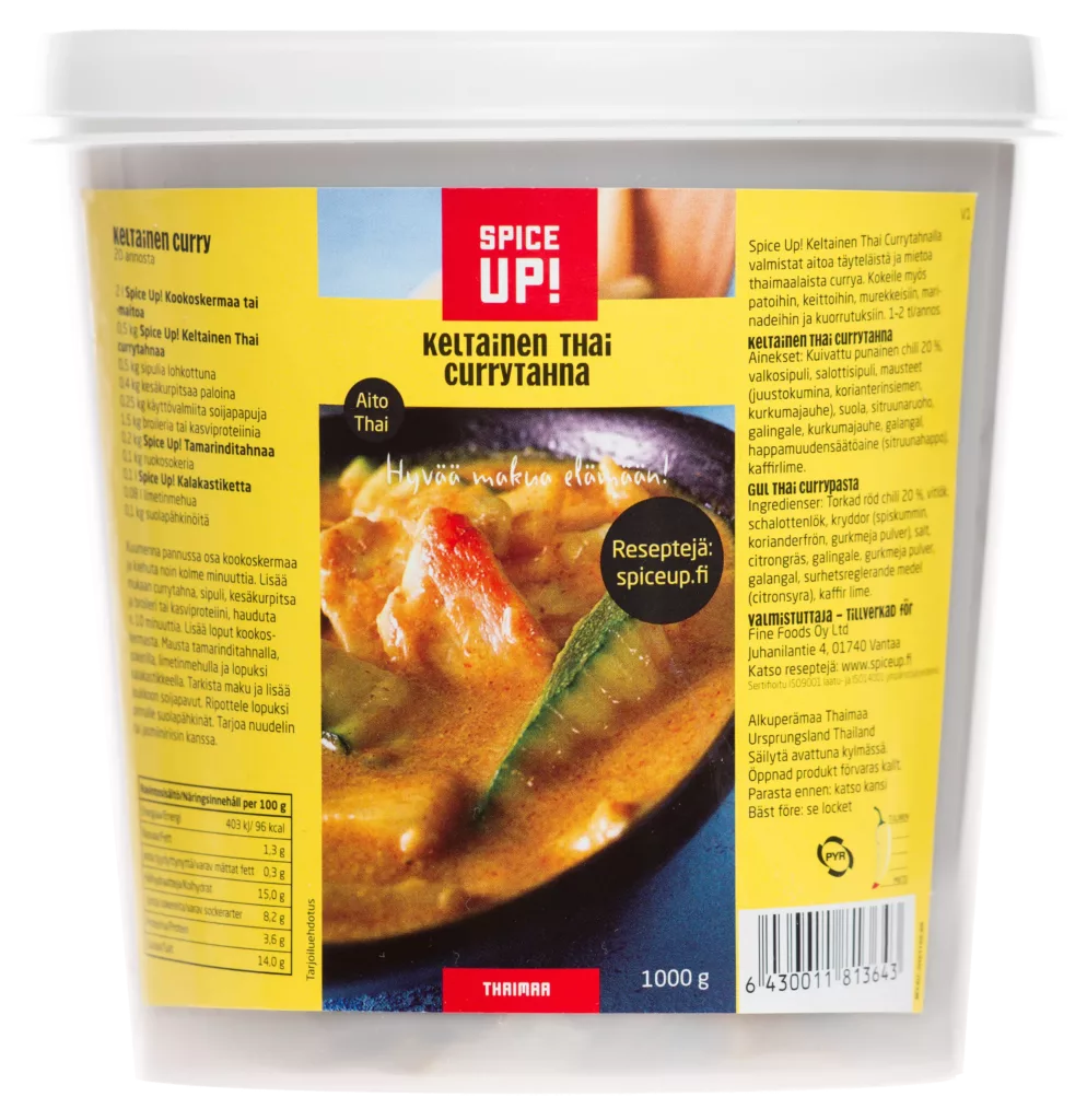 Spice Up! Yellow thai currypaste 1000g