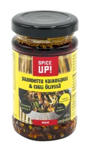 Spice Up! Paahdettu valkosipuli & chili öljyssä 100g